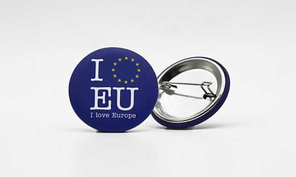 EU-Button - Ich liebe Europa