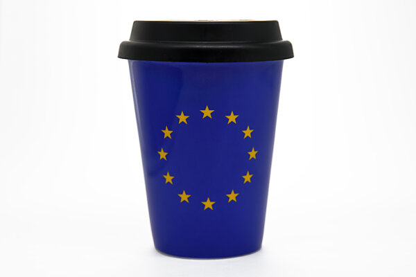 Mug "coffee to-go" EU flag