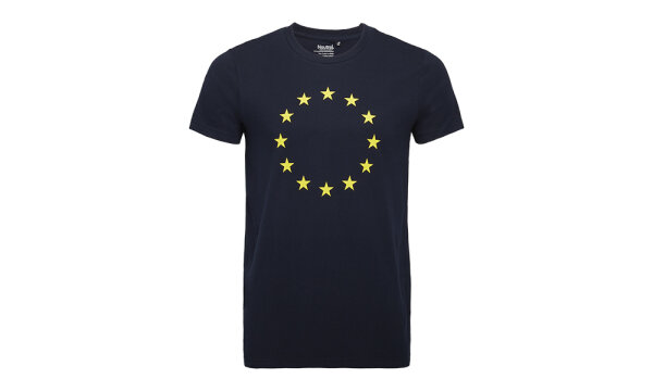 T-Shirt "Europa" Marineblau - L