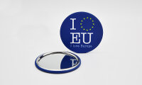 Pocket Mirror "I Love EU"