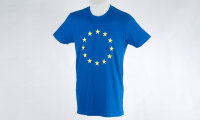 T-Shirt „Europa“ 12 Sterne Blau – XXL