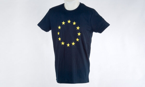 T-Shirt „Europa“ Marineblau - XL