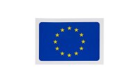 Autocollant UE drapeau UE rectangulaire