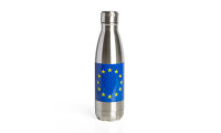 Bouteille isotherme 0,5L drapeau UE argent