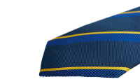 EU Parliament Tie -  blue and yellow stripes