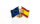 Épingle à double drapeau UE-Espagne