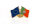Doppelflaggen-Pin EU-Portugal