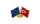 Épingle à double drapeau UE-Turquie