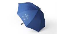 Ombrello blu navy "No Water No Future"