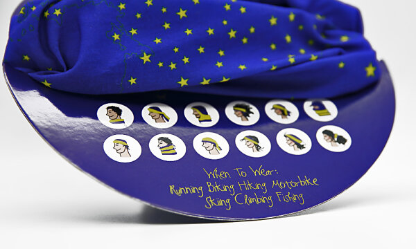 Bandana "Europe at night"