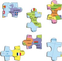 Puzzle - Mapa de Europa - spanish text