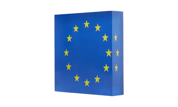 Blocco di plexiglas EU 12 Stars blue
