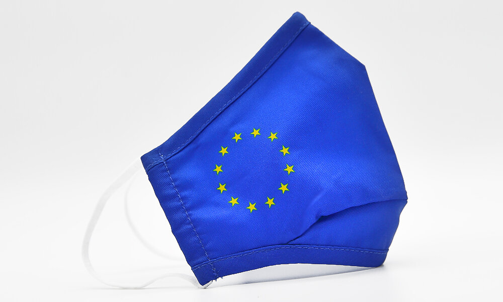 European Union Flag Mask European Union Flag Mask