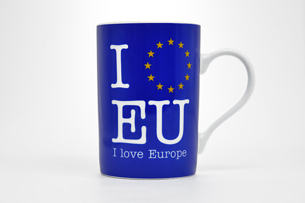 Porcelain Mug "I love Europe"