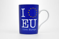 Tazza in porcellana "I love Europe"