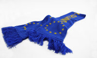 Fan scarf "United in Diversity" and European flag 12 stars