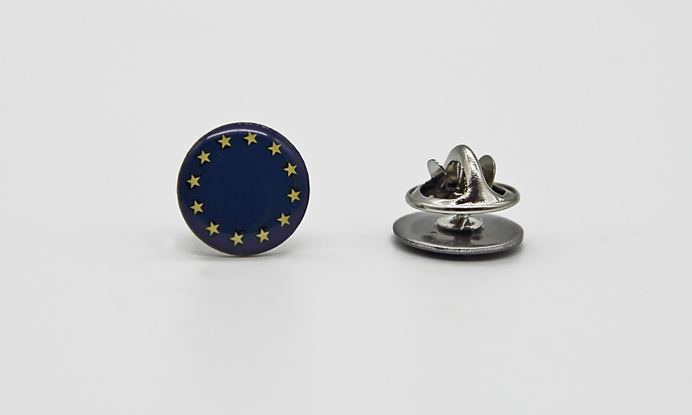 Pins Pin Badge Pin's Metal with Clip Butterfly Flag Europa Eu Cee 